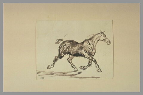Etude d'un cheval trottant, image 1/1