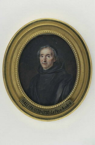 Portrait du père André à l'Académie de peinture