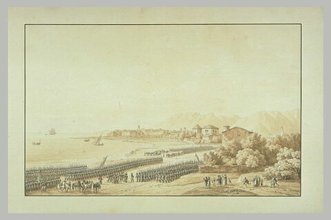 Bonaparte passant ses troupes en revue auprès de Savone, 11 avril 1796, image 2/2
