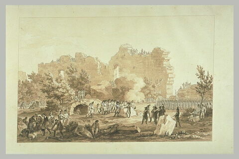 Le général piémontais Provera capitulant au château de Cosseria, avril 1796