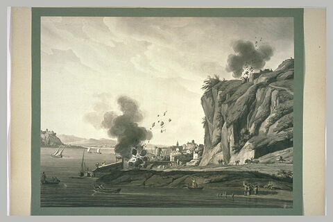 Démolition du fort d'Arona en juin 1800