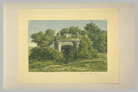 Denon dessinant le tombeau de Pépin, à Vérone, image 2/2