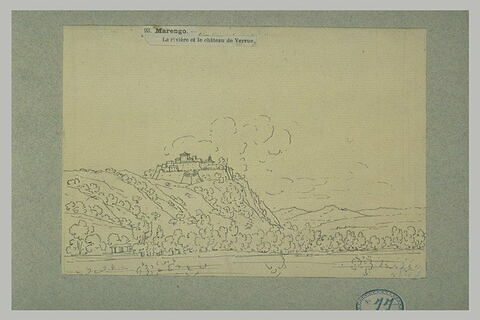 Denon dessinant le château de Verrue
