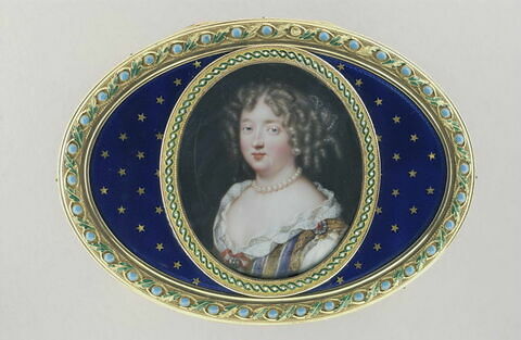 Portrait de femme, époque Louis XIV