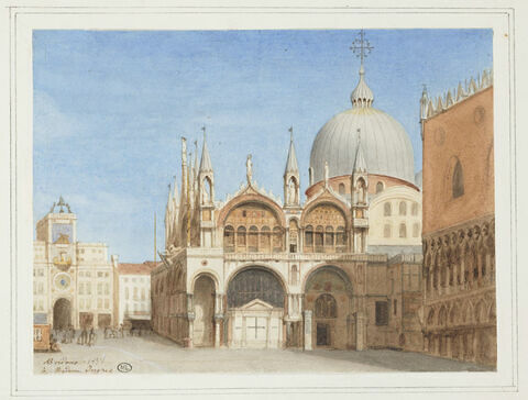 Vue de Saint-Marc à Venise