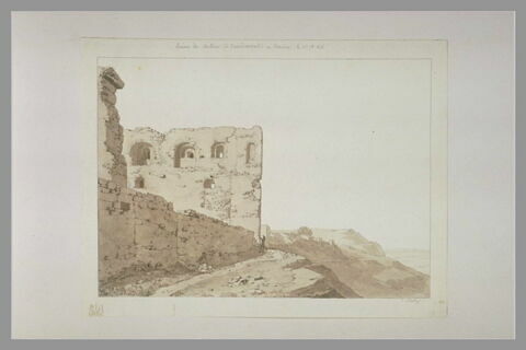 Ruines du château de Vandémont en Lorraine