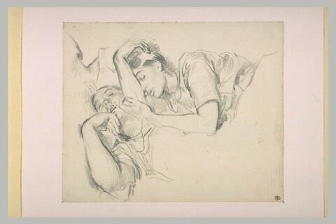 Deux études d'après Madame Dehodencq endormie, image 2/2