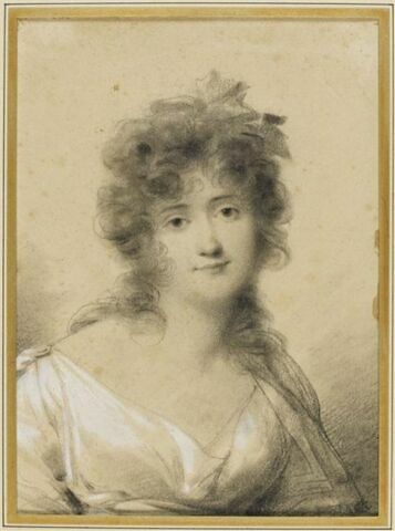 Sophie Gay, mère de Delphine de Girardin vers 1801