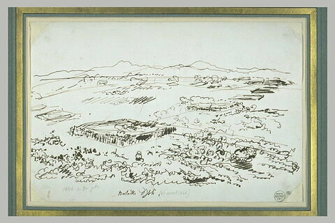 Esquisse pour la bataille de l'Isly, du 14 août 1844, image 1/1