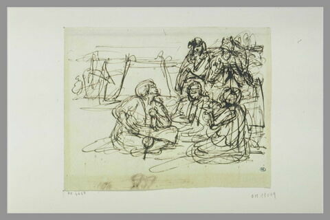 Un groupe de trois arabes assis en rond, image 1/1
