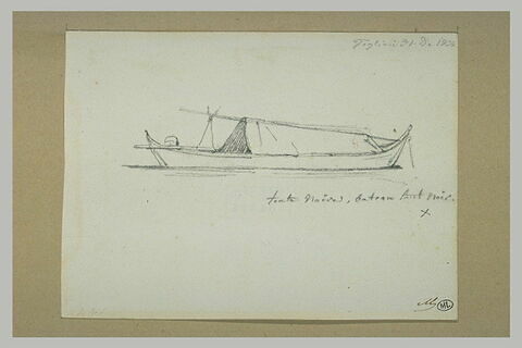 Une étude de barque