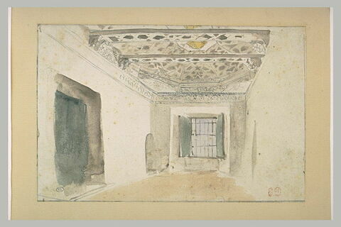 Intérieur arabe, dit chambre de Delacroix, à Meknès, image 2/2