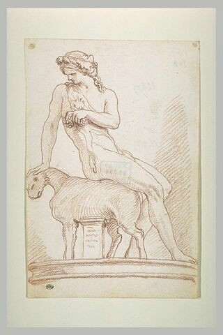 Bacchus assis sur une panthère, image 2/2