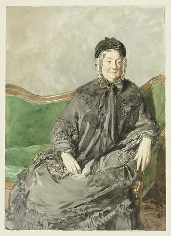 Portrait de Madame Albert Jacquemart, mère de l'artiste