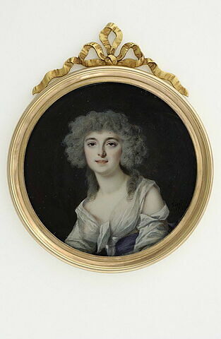 Portrait de Mademoiselle Sicardi, fille de l'artiste