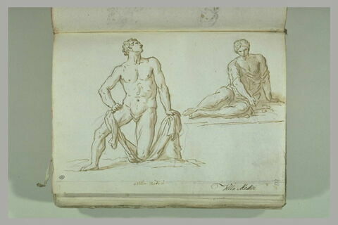 Un fils de Niobé et Julie jouant aux osselets, à droite, image 2/2