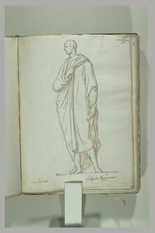 Homme en toge, tourné vers la gauche, image 2/2