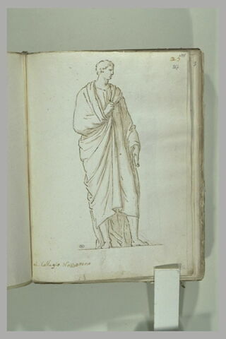 Homme en toge tourné vers la droite, image 2/2