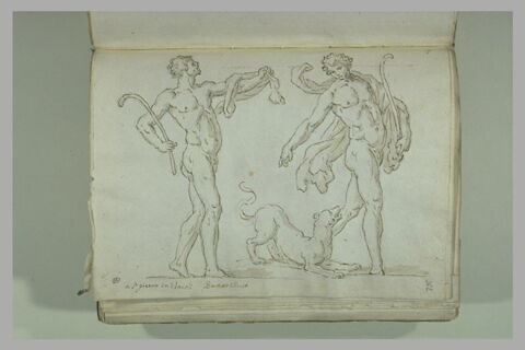 Deux satyres accompagnés d'une panthère, image 2/2