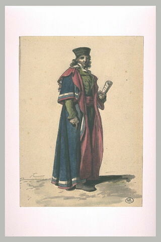 Costume de législateur en fonction pendant la Révolution, image 1/1