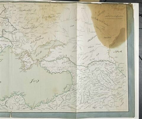 Carte de l'empire ottoman en 1787 avec légendes en turc, image 2/5