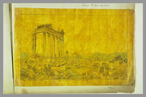 Vue du temple de Neptune, à Palmyre, image 2/2