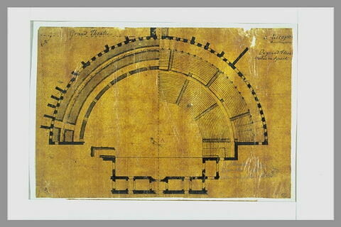 Plan du théâtre de Nicopolis, image 2/2