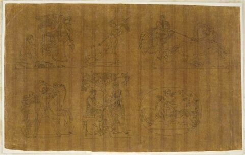 Six groupes antiques, image 1/2