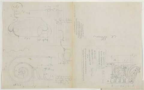 Chapiteaux et inscriptions grecques, image 1/2