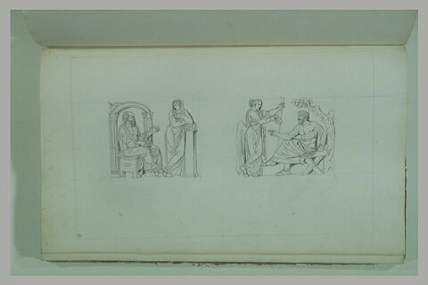 Etude de deux bas-reliefs antiques, image 2/2