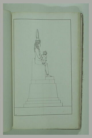 Sculpture égyptienne représentant Isis allaitant l'enfant solaire, image 2/2