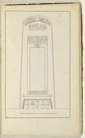 Etude d'un bas-relief d'une tombe égyptienne