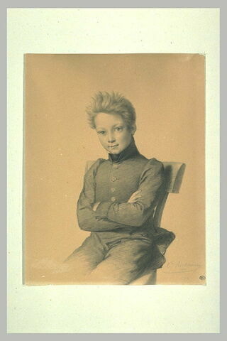 Portrait de Jules Richomme ; fils de Joseph Richomme, enfant