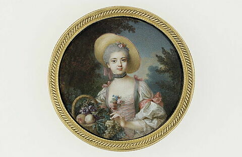 Portrait présumé de Madame Favart en costume de Babet