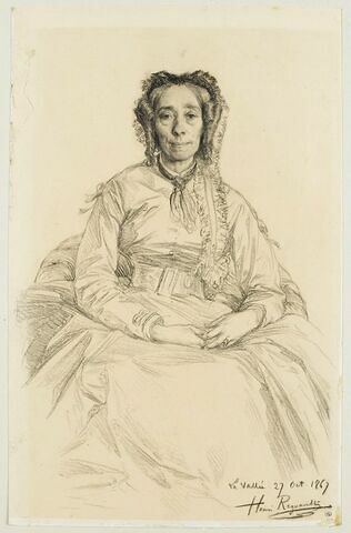 Portrait de Mme Louvancour, belle-mère de M. Arthur Duparc