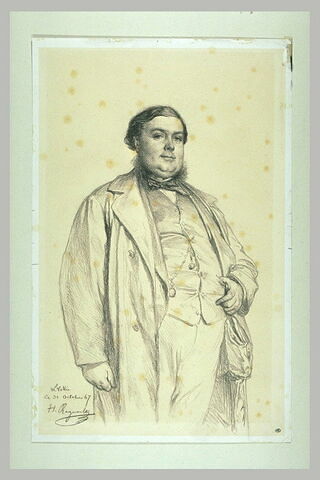 Portrait de M. Albert Huet, député de la Loire, beau-frère de M. A. Duparc