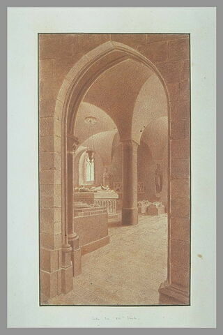 Vue intérieure de la salle du XIIIè siècle, Musée des Monuments Français, image 2/2