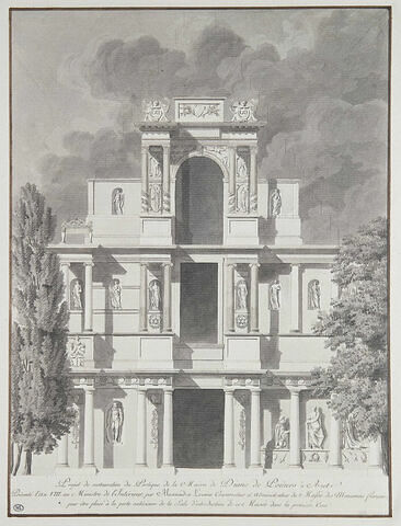 Reconstitution du portique de la maison de Diane de Poitiers à Anet., image 3/3