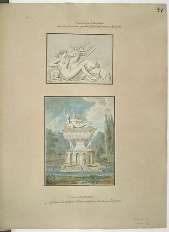 Fontaine du château d'Anet, de Jean Goujon, représentant Diane Chasseresse, image 2/3