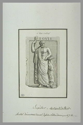 Bas-relief d'un autel consacré à Jupiter, image 2/2