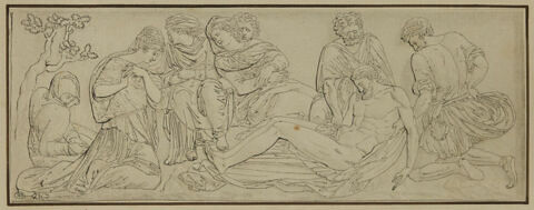 Bas-relief avec une Mise au tombeau de Jean Goujon, image 1/2