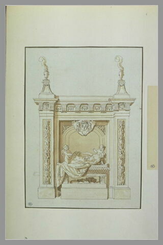 Etude du tombeau d'Henri de Chabot, image 2/2