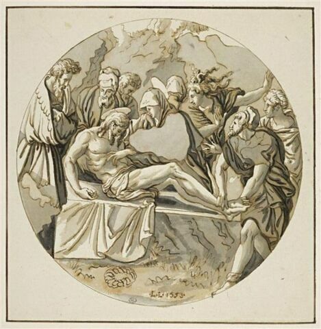 Mise au tombeau, image 1/2