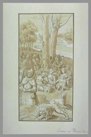 Personnages dans un paysage, image 2/2