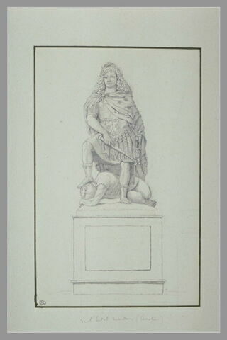 Statue de Louis XIV par Jacques Sarazin, image 1/1