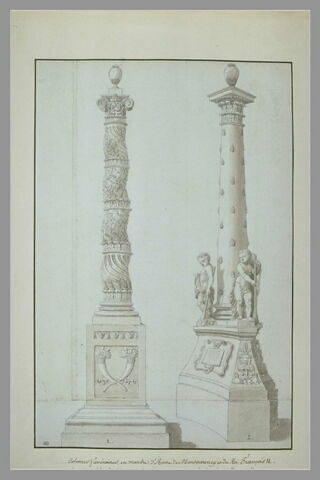 Colonnes funéraires d'Anne de Montmorency et de François II, image 1/1