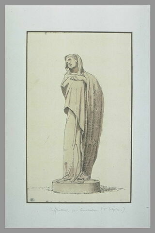 Statue de femme drapée