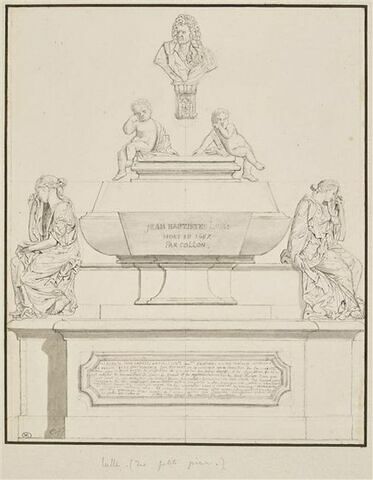 Tombeau de Jean-Baptiste Lully par Collon