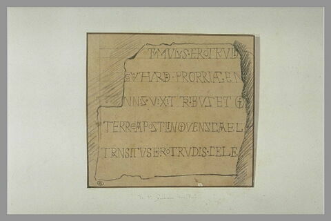 Inscription en latin