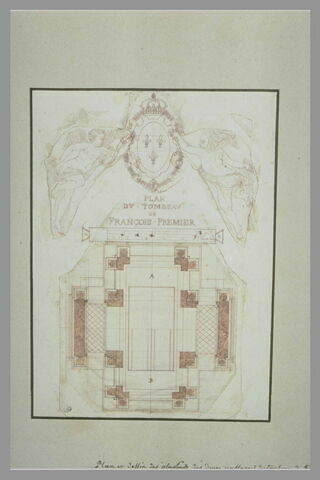 Plan du tombeau de François Ier, image 1/1